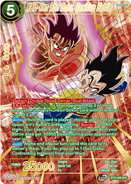 Kaio-Ken Son Goku, Decisive Battle (SPR) (BT15-066) [Saiyan Showdown] | Black Swamp Games