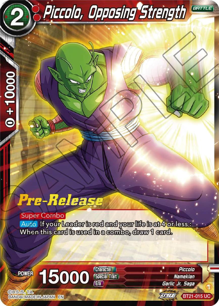 Piccolo, Opposing Strength (BT21-015) [Wild Resurgence Pre-Release Cards] | Black Swamp Games