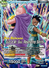 Uub // Uub & Mr. Buu, Resonating Spirits (BT21-034) [Wild Resurgence Pre-Release Cards] | Black Swamp Games