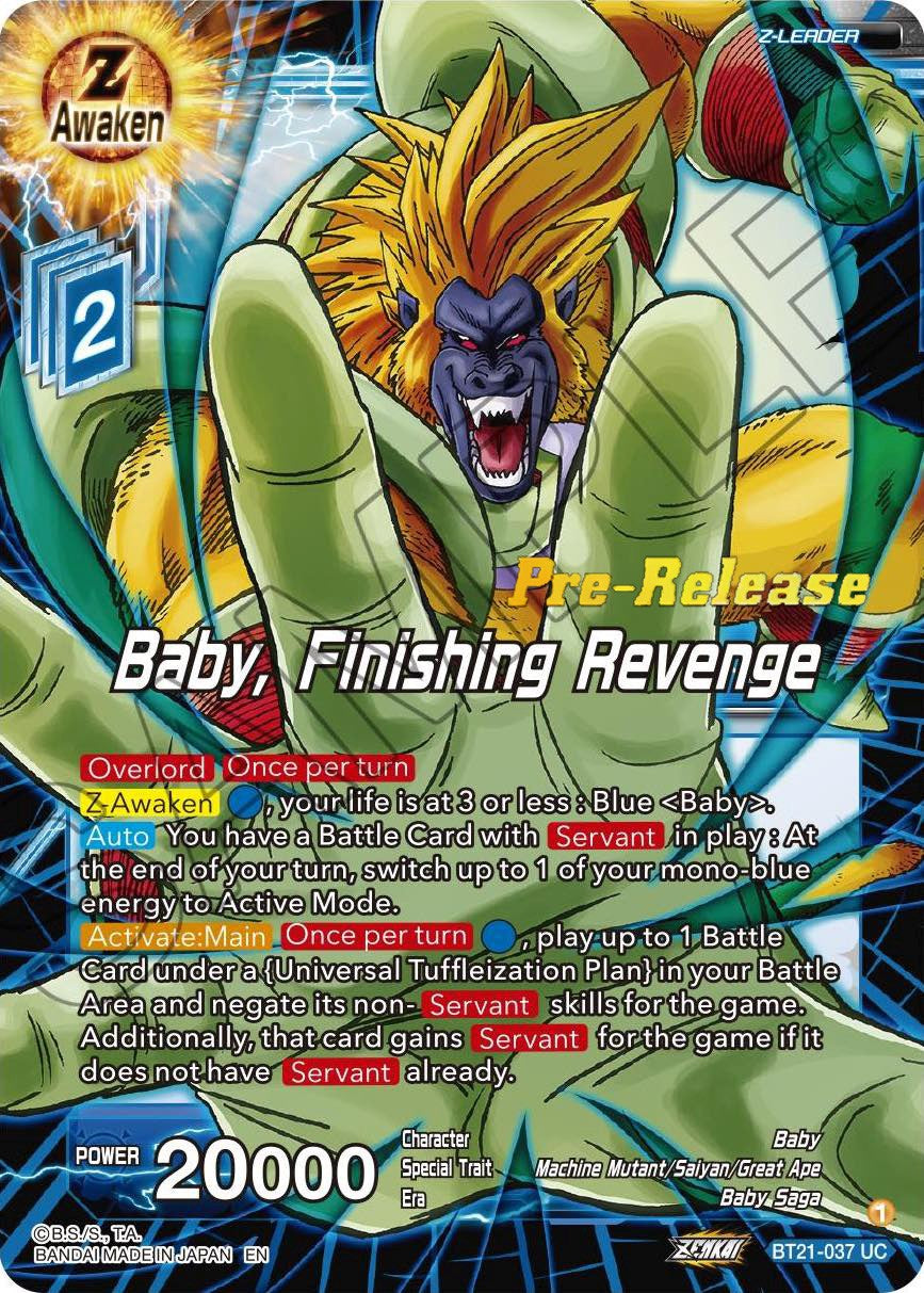Baby, Finishing Revenge (BT21-037) [Wild Resurgence Pre-Release Cards] | Black Swamp Games
