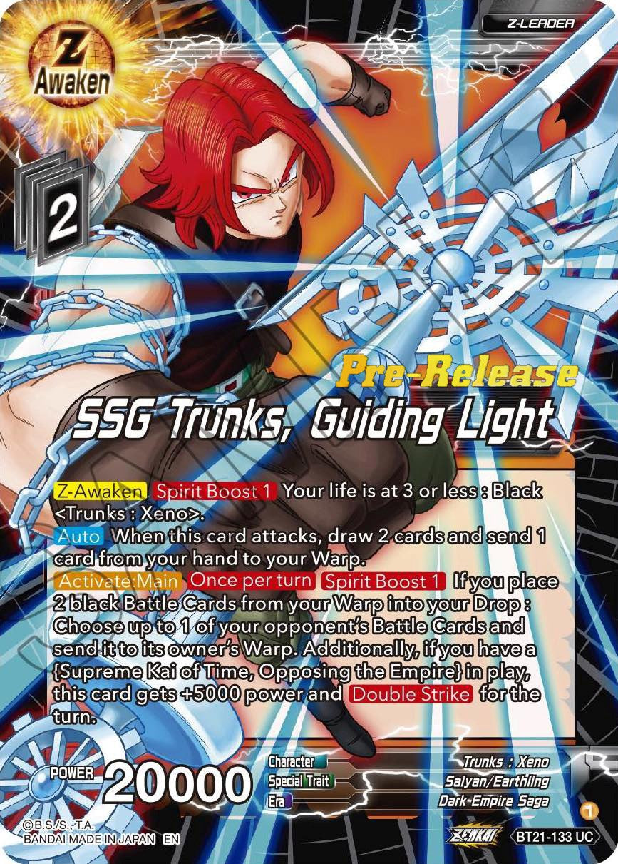SSG Trunks, Guiding Light (BT21-133) [Wild Resurgence Pre-Release Cards] | Black Swamp Games