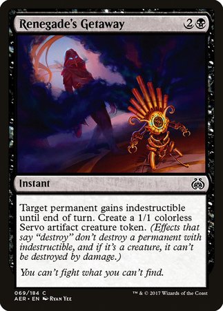 Renegade's Getaway [Aether Revolt] | Black Swamp Games