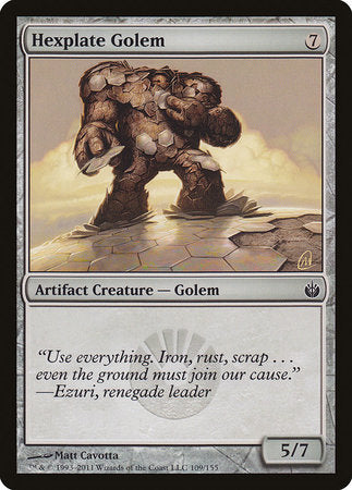 Hexplate Golem [Mirrodin Besieged] | Black Swamp Games