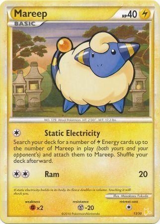 Mareep (13/30) [HeartGold & SoulSilver: Trainer Kit - Raichu] | Black Swamp Games