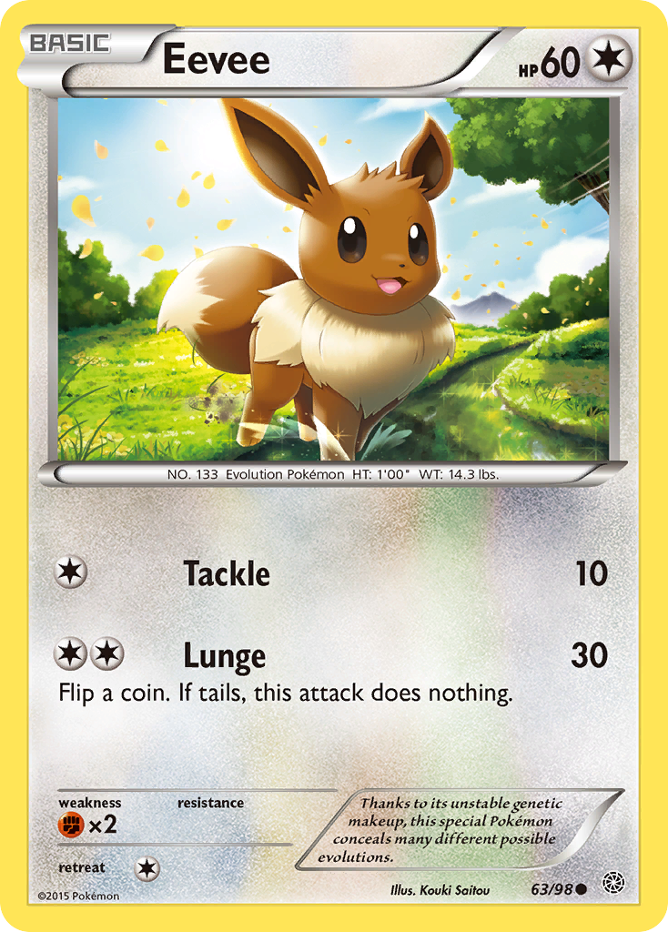 Eevee (63/98) [XY: Ancient Origins] | Black Swamp Games