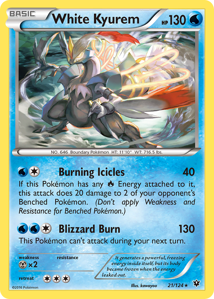 White Kyurem (21/124) [XY: Fates Collide] | Black Swamp Games