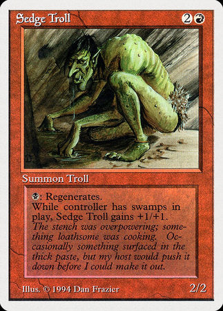 Sedge Troll [Summer Magic / Edgar] | Black Swamp Games