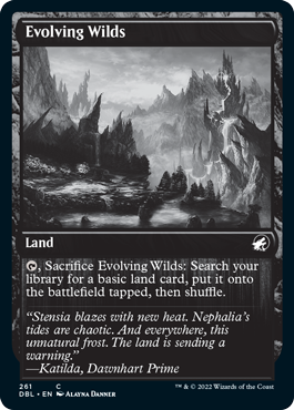 Evolving Wilds (261) [Innistrad: Double Feature] | Black Swamp Games