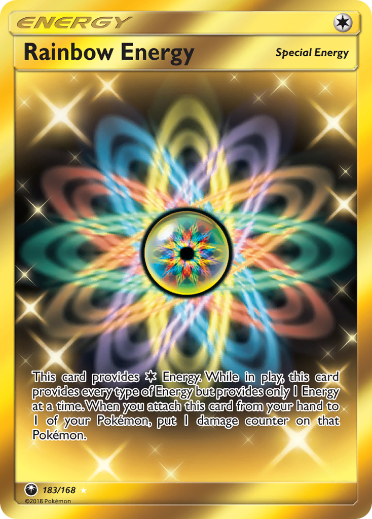 Rainbow Energy (183/168) [Sun & Moon: Celestial Storm] | Black Swamp Games