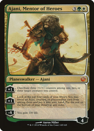 Ajani, Mentor of Heroes [Journey into Nyx] | Black Swamp Games