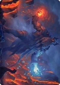 Aegar, the Freezing Flame Art Card [Kaldheim: Art Series] | Black Swamp Games