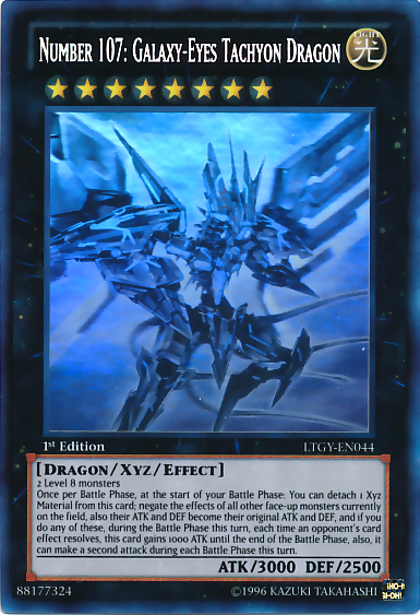 Number 107: Galaxy-Eyes Tachyon Dragon [LTGY-EN044] Ghost Rare | Black Swamp Games