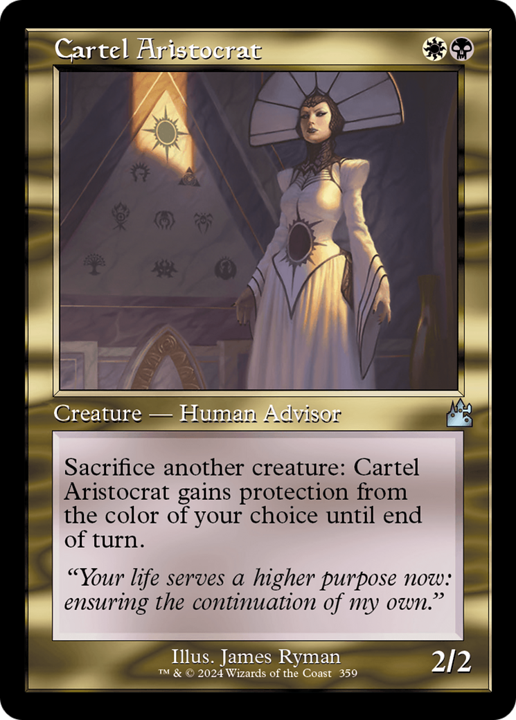 Cartel Aristocrat (Retro Frame) [Ravnica Remastered] | Black Swamp Games