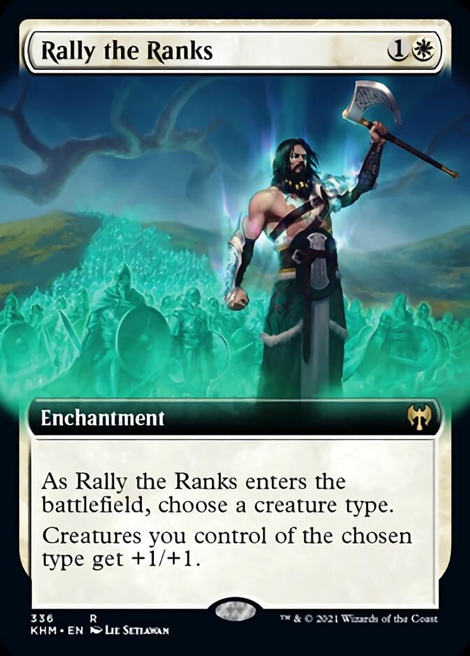 Rally the Ranks (Extended Art) [Kaldheim] | Black Swamp Games