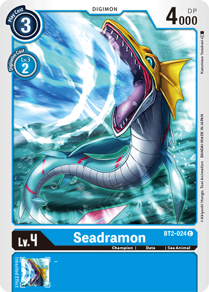 Seadramon [BT2-024] [Release Special Booster Ver.1.5] | Black Swamp Games