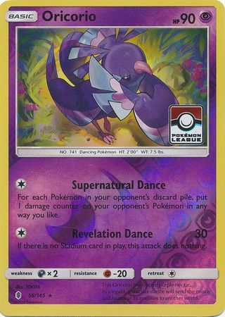 Oricorio (56/145) (League Promo) [Sun & Moon: Guardians Rising] | Black Swamp Games