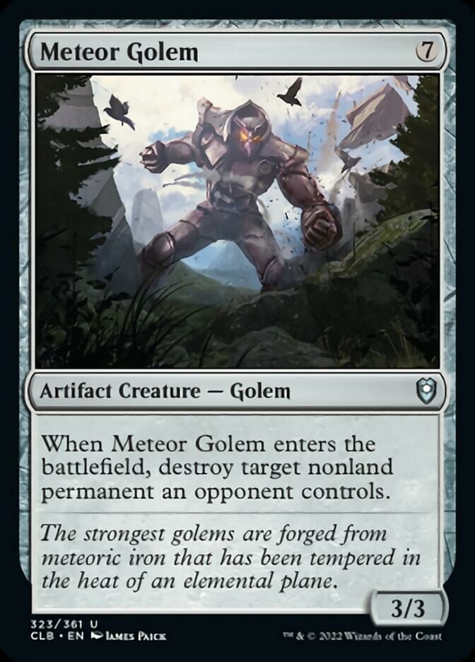 Meteor Golem [Commander Legends: Battle for Baldur's Gate] | Black Swamp Games