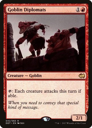 Goblin Diplomats [Duel Decks: Merfolk vs. Goblins] | Black Swamp Games