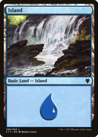 Island (298) [Commander 2017] | Black Swamp Games