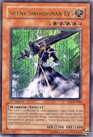 Silent Swordsman LV5 [FET-EN008] Ultimate Rare | Black Swamp Games