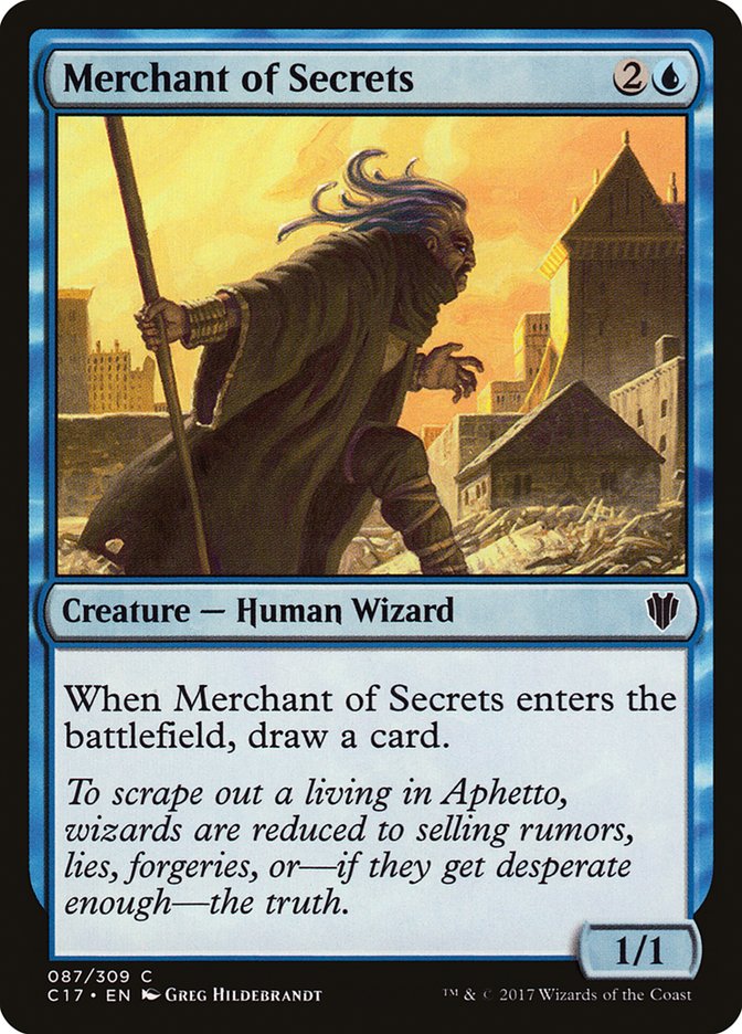 Merchant of Secrets [Commander 2017] | Black Swamp Games