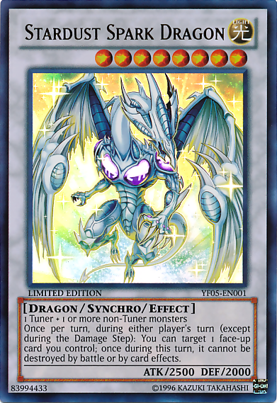 Stardust Spark Dragon [YF05-EN001] Ultra Rare | Black Swamp Games