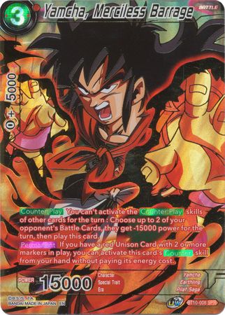 Yamcha, Merciless Barrage (SPR) [BT10-008] | Black Swamp Games