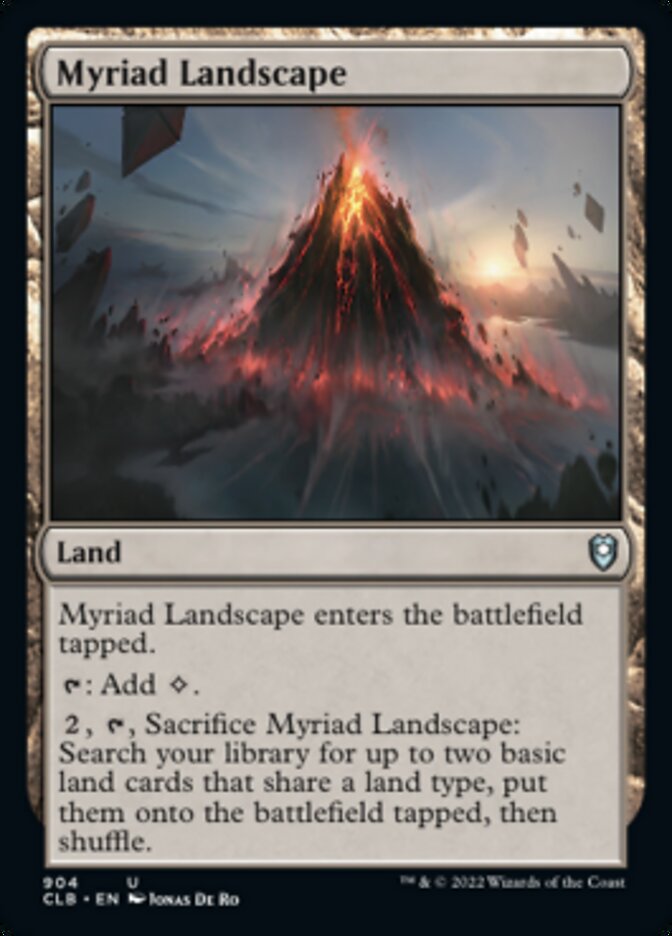 Myriad Landscape [Commander Legends: Battle for Baldur's Gate] | Black Swamp Games