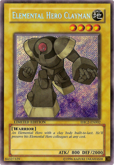 Elemental Hero Clayman [EHC2-EN002] Secret Rare | Black Swamp Games