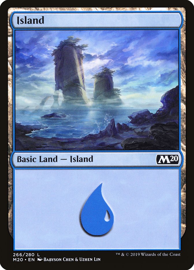 Island (#266) [Core Set 2020] | Black Swamp Games