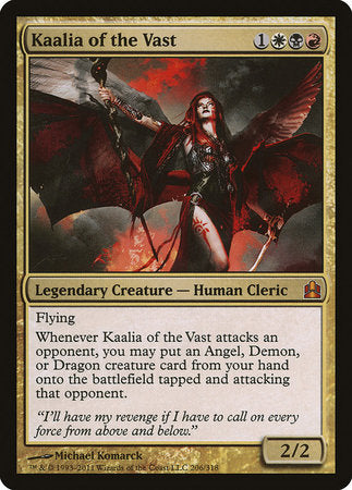 Kaalia of the Vast [Commander 2011] | Black Swamp Games