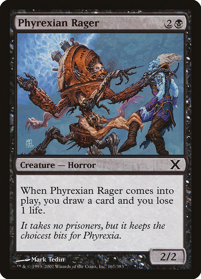 Phyrexian Rager [Tenth Edition] | Black Swamp Games