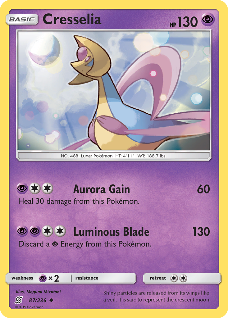 Cresselia (87/236) [Sun & Moon: Unified Minds] | Black Swamp Games