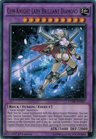 Gem-Knight Lady Brilliant Diamond [CORE-EN047] Ultra Rare | Black Swamp Games