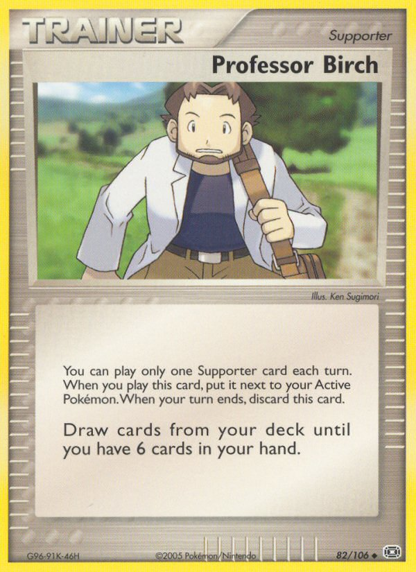 Professor Birch (82/106) [EX: Emerald] | Black Swamp Games