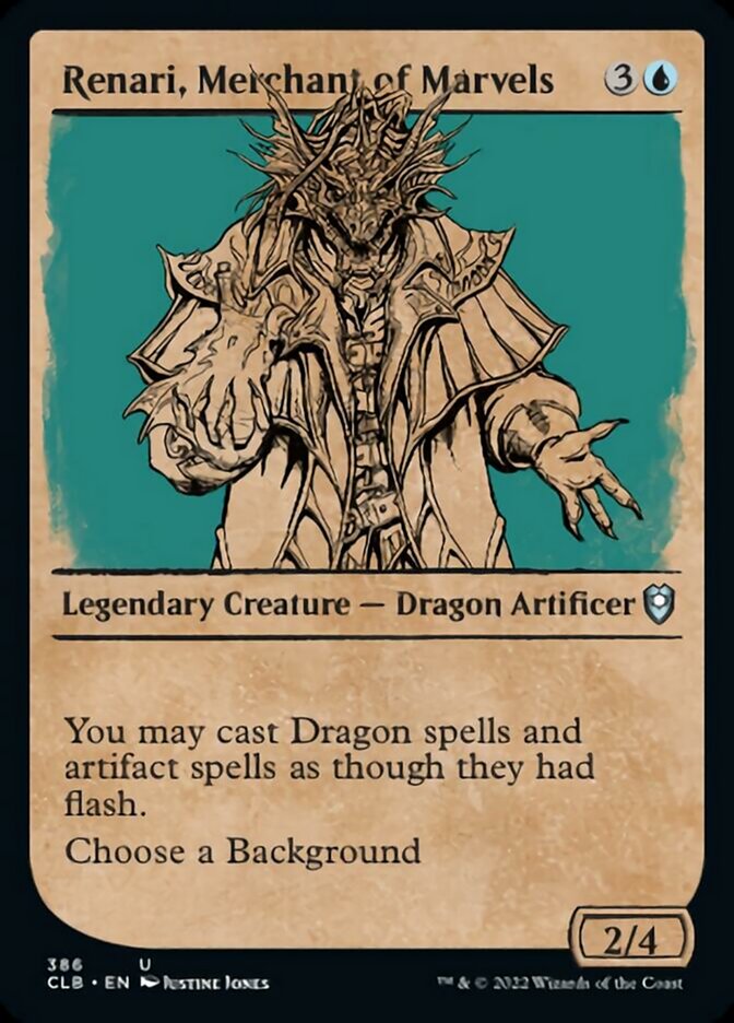 Renari, Merchant of Marvels (Showcase) [Commander Legends: Battle for Baldur's Gate] | Black Swamp Games