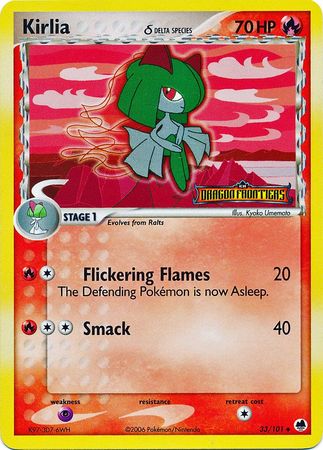 Kirlia (33/101) (Delta Species) (Stamped) [EX: Dragon Frontiers] | Black Swamp Games