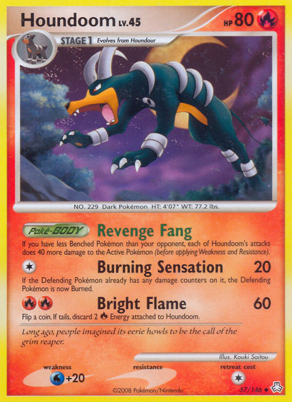 Houndoom (57/146) [Diamond & Pearl: Legends Awakened] | Black Swamp Games