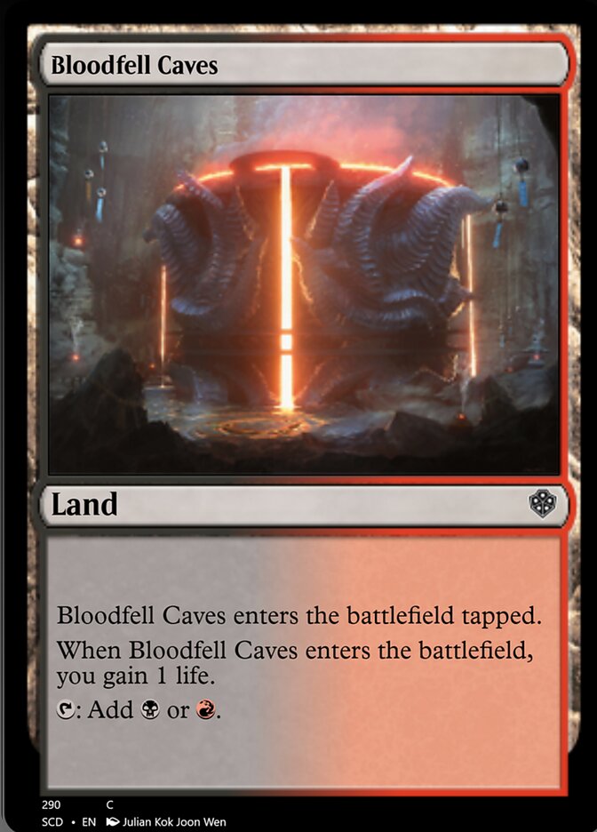 Bloodfell Caves [Starter Commander Decks] | Black Swamp Games
