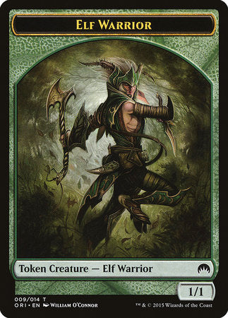 Elf Warrior Token [Magic Origins Tokens] | Black Swamp Games