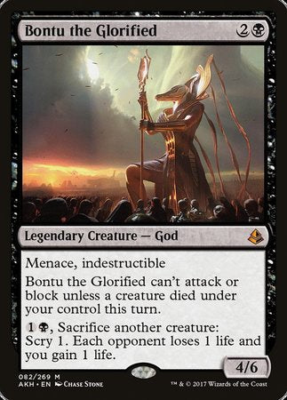 Bontu the Glorified [Amonkhet] | Black Swamp Games