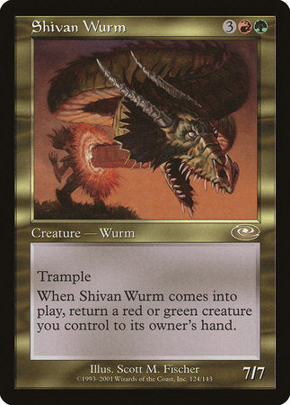 Shivan Wurm [Planeshift] | Black Swamp Games