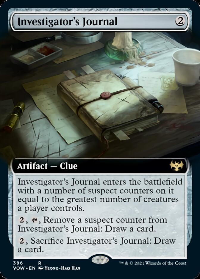 Investigator's Journal (Extended) [Innistrad: Crimson Vow] | Black Swamp Games