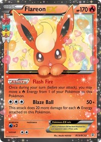 Flareon EX (RC6/RC32) [Generations: Radiant Collection] | Black Swamp Games