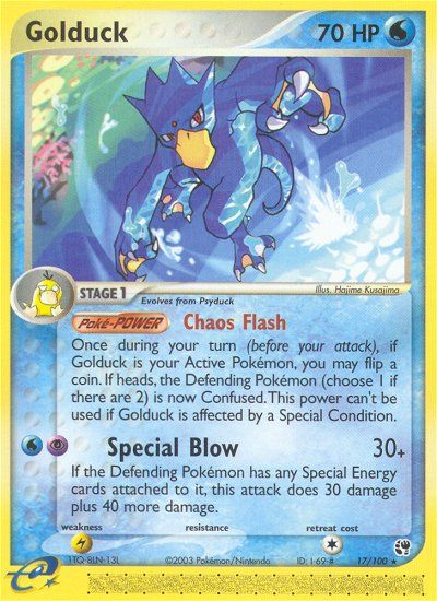 Golduck (17/100) [EX: Sandstorm] | Black Swamp Games