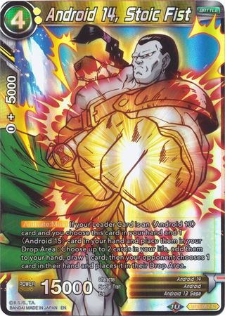 Android 14, Stoic Fist (Reprint) (BT9-057) [Battle Evolution Booster] | Black Swamp Games