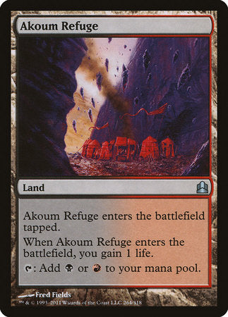 Akoum Refuge [Commander 2011] | Black Swamp Games