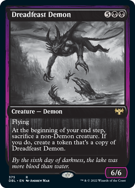 Dreadfeast Demon [Innistrad: Double Feature] | Black Swamp Games