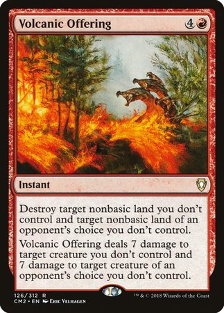 Volcanic Offering [Commander Anthology Volume II] | Black Swamp Games