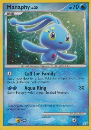 Manaphy (4/12) [Diamond & Pearl: Trainer Kit - Manaphy] | Black Swamp Games